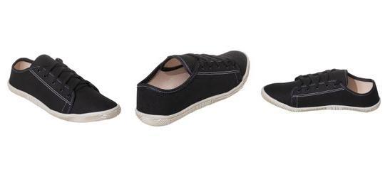 Tnis Preto em Tecido