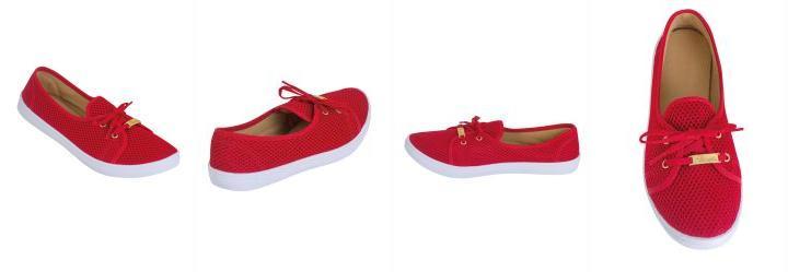 T�nis Vermelho em Tecido Msh