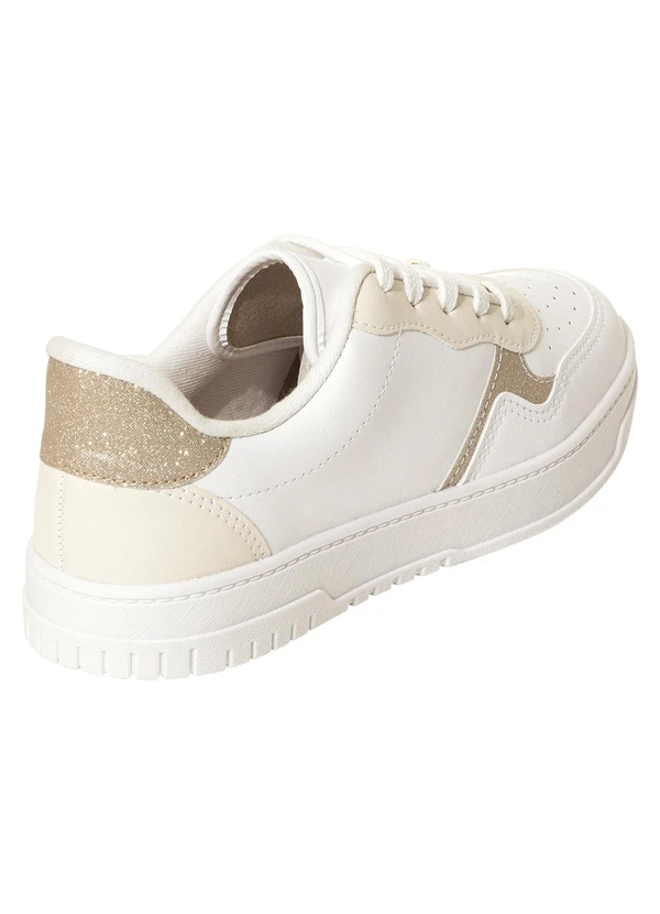 Vizzano - Tênis Vizzano Branco Pem Sintético 2