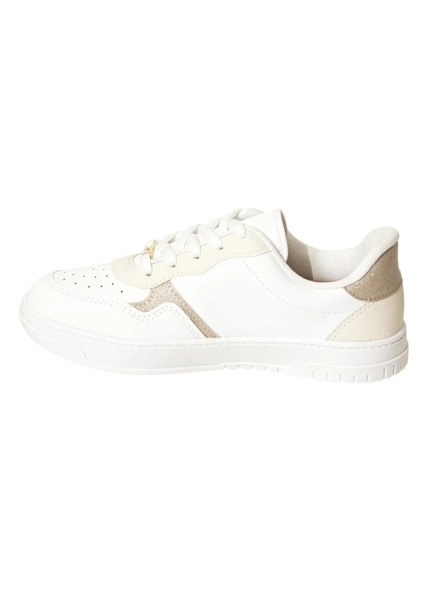 Vizzano - Tênis Vizzano Branco Pem Sintético 3