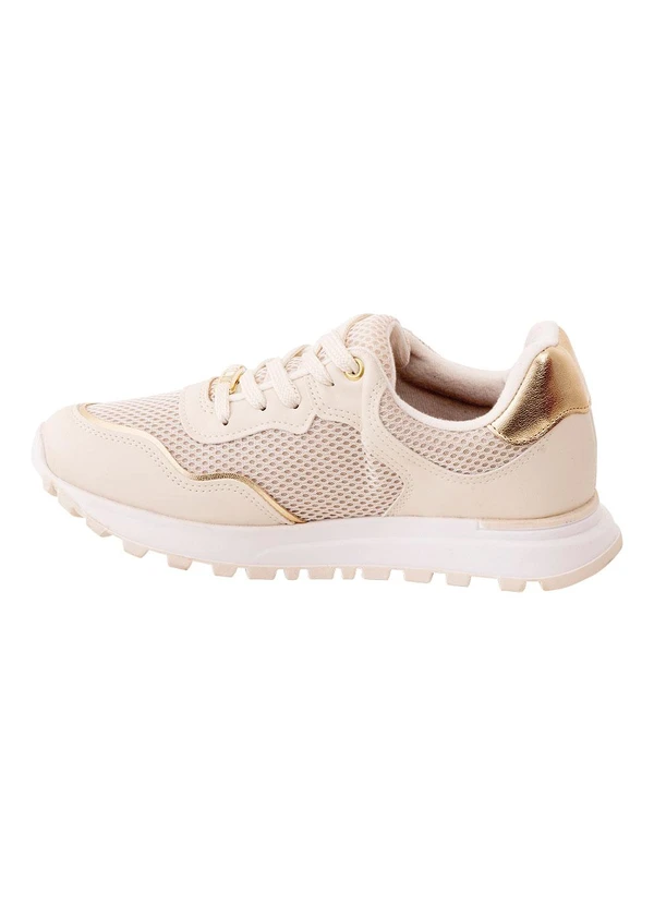 Vizzano - Tênis Vizzano Off White em Sintético e Tecido 3