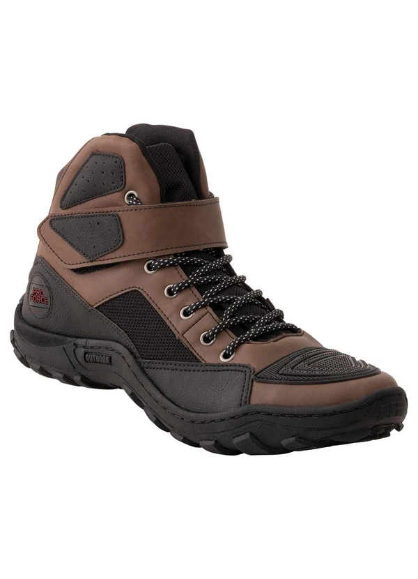 Perfecta - Bota Café em Sintético