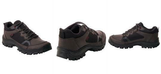 Bota Cano Baixo Caf em Sinttico