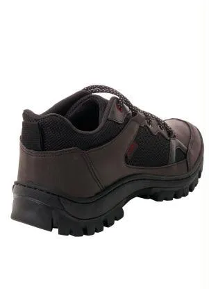 Perfecta - Bota Cano Baixo Café em Sintético - PERFECTA