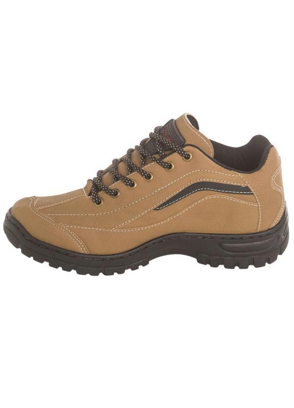 Outlet - Bota Masculina Bege Cano Baixo 3