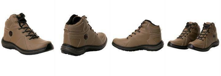 Bota Masculina Bege em Sinttico