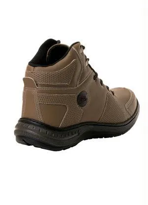 Perfecta - Bota Masculina Bege em Sintético - PERFECTA