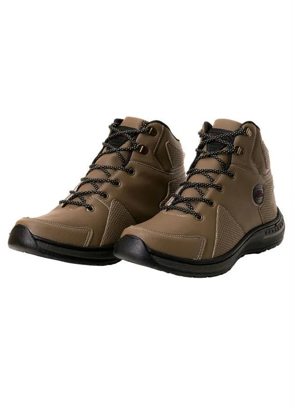 Perfecta - Bota Masculina Bege em Sintético 4