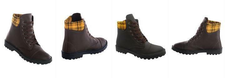 Bota Masculina Caf com Cano Mdio