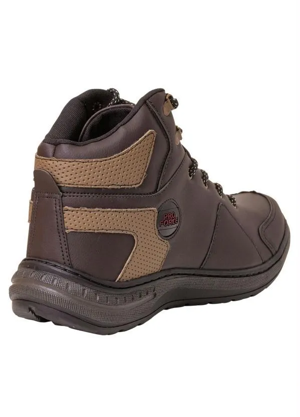 Perfecta - Bota Masculina Café com Solado Antiderrapante 2