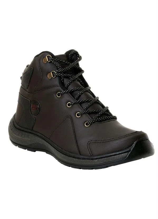 Perfecta - Bota Masculina Café em Sintético