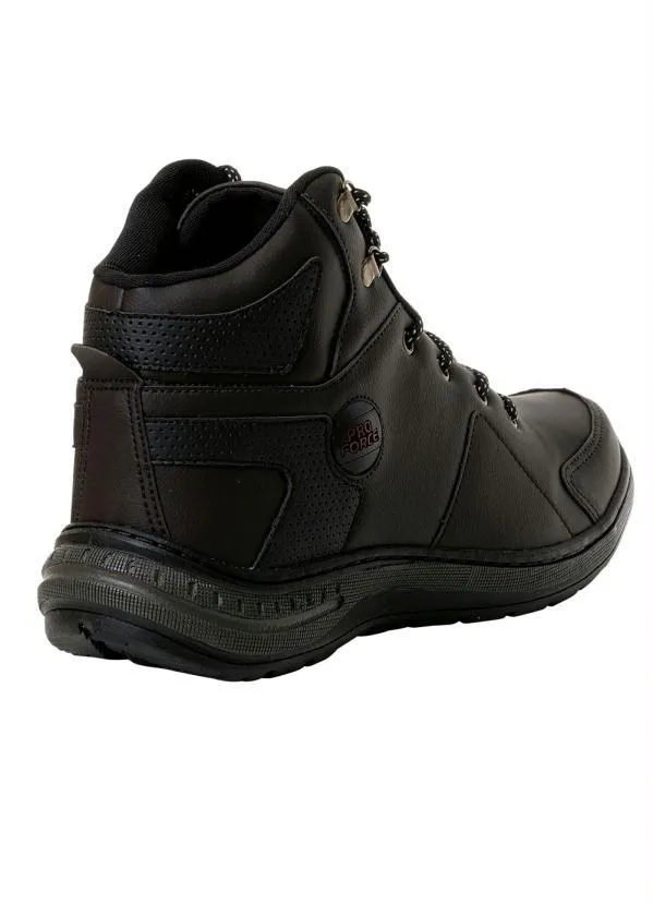 Perfecta - Bota Masculina Café em Sintético 2