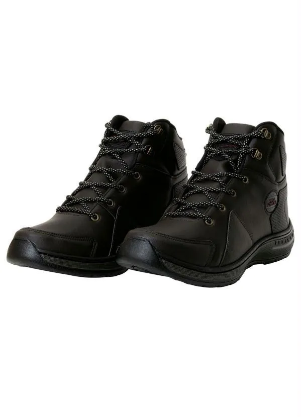 Perfecta - Bota Masculina Café em Sintético 4