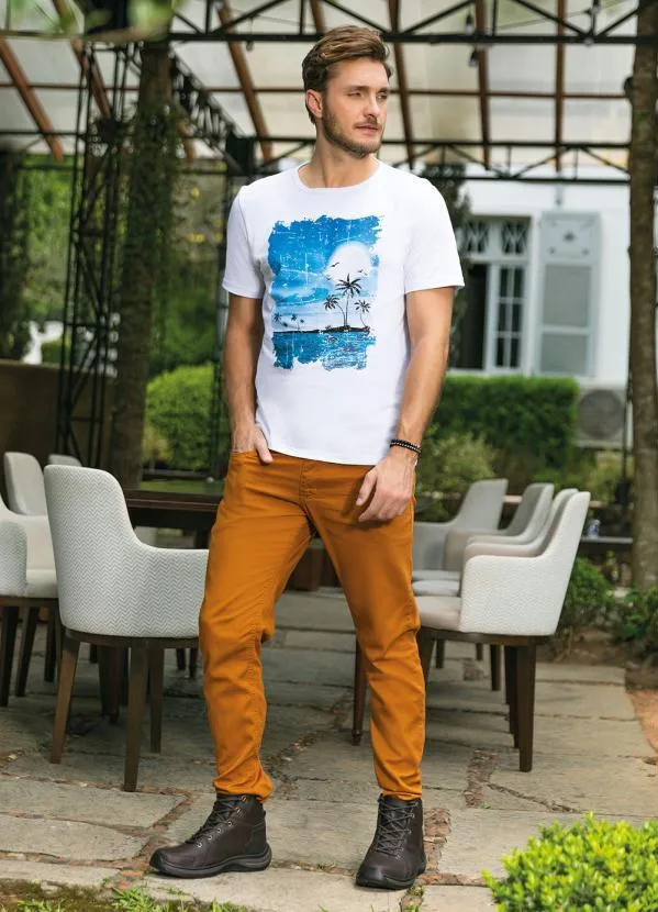 Perfecta - Bota Masculina Café em Sintético 5