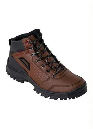 Perfecta - Bota Masculina Castanho em Sintético - PERFECTA