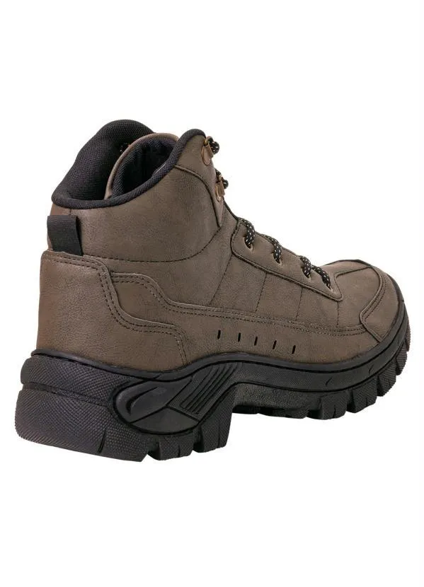 Perfecta - Bota Masculina Castor em Sintético 2