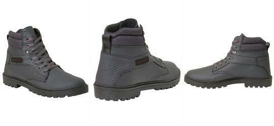 Bota Masculina Cinza em Sinttico