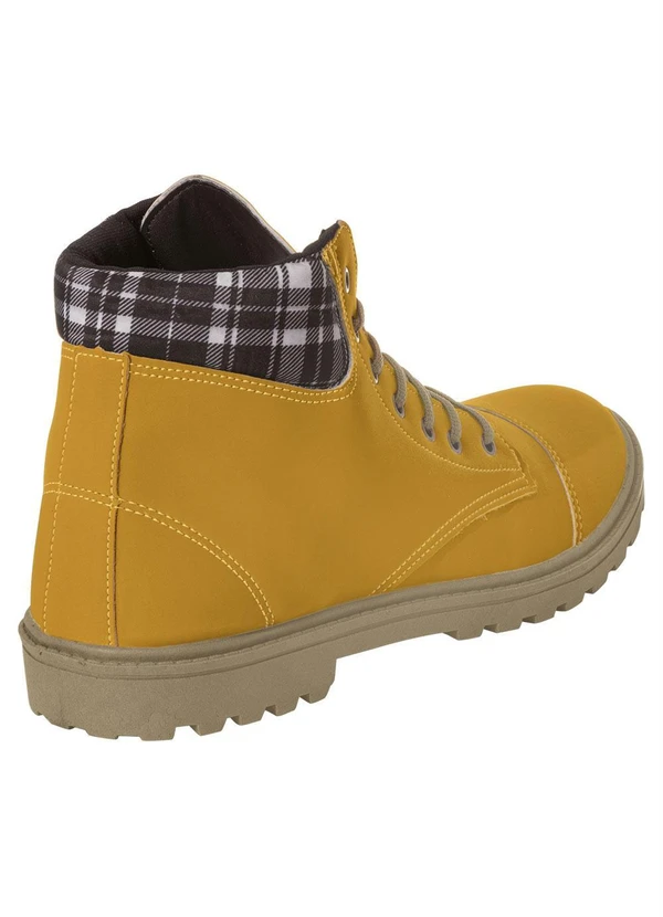 Perfecta - Bota Masculina Mostarda Cano Médio 4