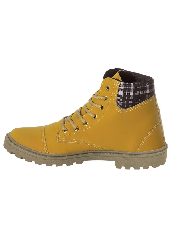Perfecta - Bota Masculina Mostarda Cano Médio 5