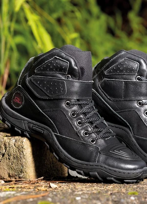 Perfecta - Bota Masculina Preta em Couro - PERFECTA