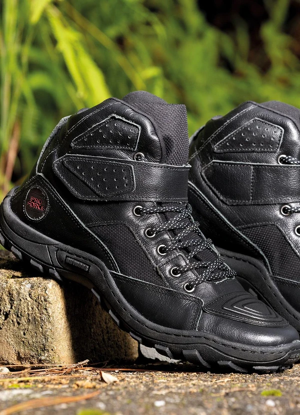 Perfecta - Bota Masculina Preta em Couro