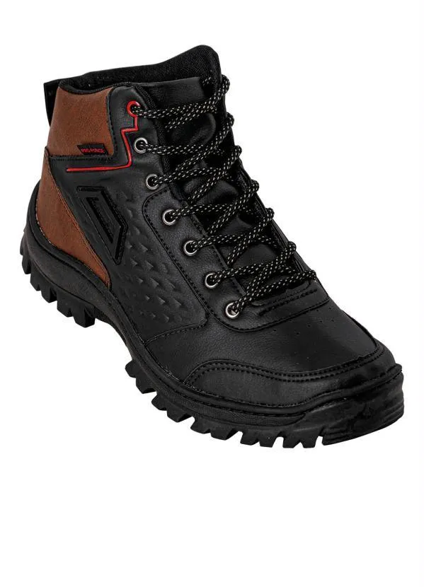 Perfecta - Bota Masculina Preta em Sintético 2
