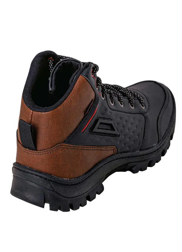 Perfecta - Bota Masculina Preta em Sintético 3