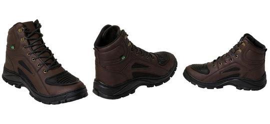 Bota Motoqueiro Canela com Solado Emborrachado