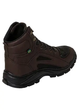 Perfecta - Bota Motoqueiro Canela com Solado Emborrachado - PERFECTA