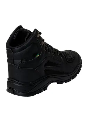 Perfecta - Bota Motoqueiro Preta com Solado Emborrachado - PERFECTA