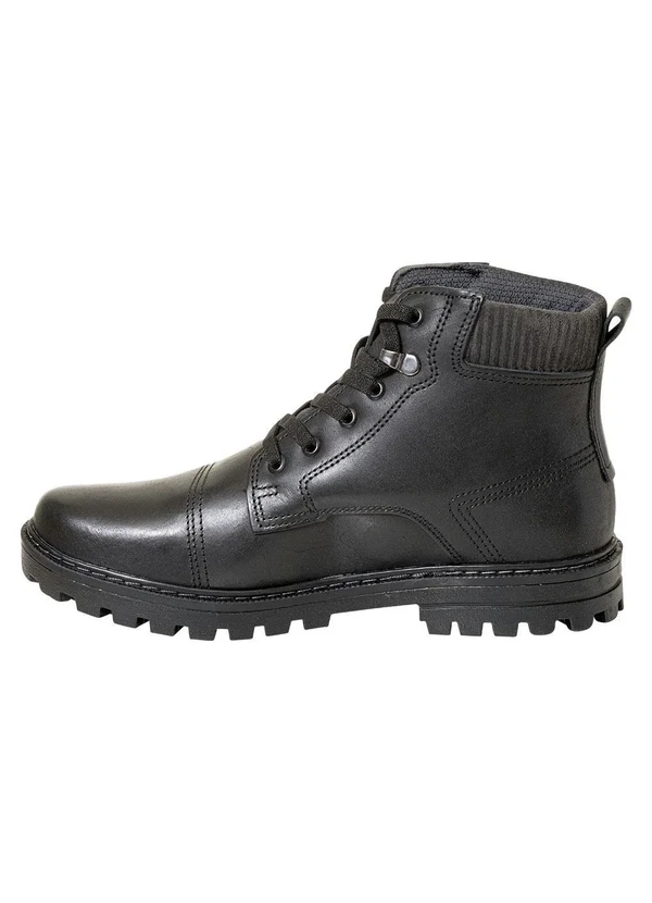 Pegada - Bota Pegada Preto Cano Médio 4