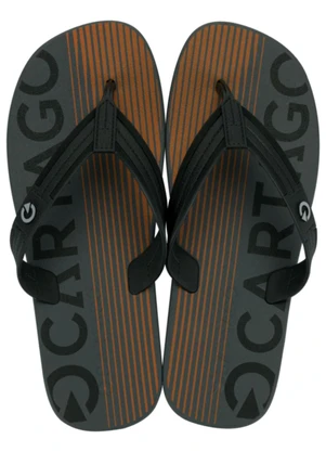Cartago - Chinelo Atlanta Dedo 23122 Preto - CARTAGO