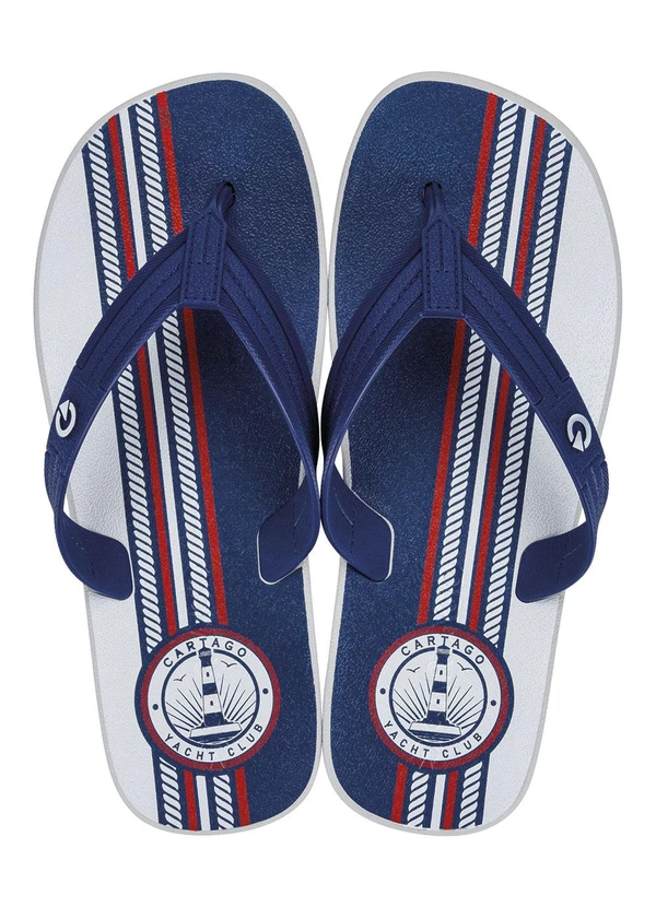 Cartago - Chinelo Cartago Atlanta Azul 2