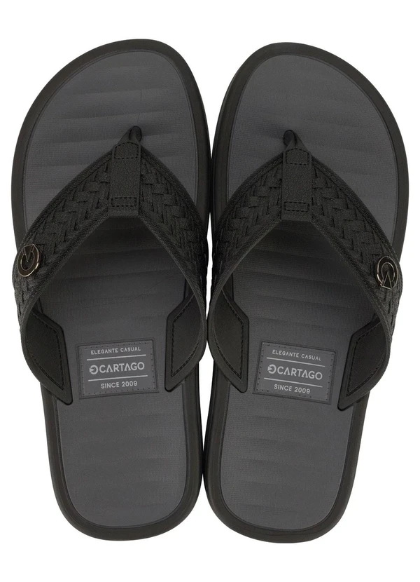 Cartago - Chinelo Cartago Coimbra Preto 2