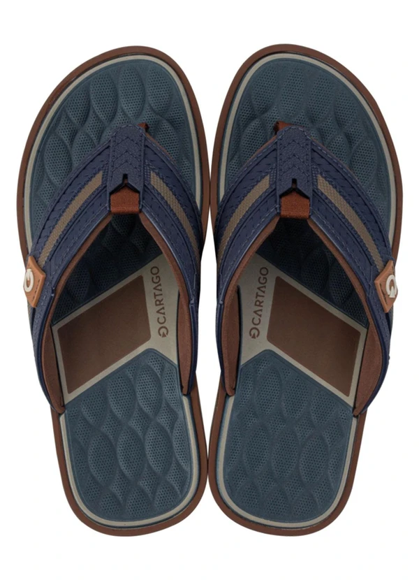 Cartago - Chinelo Cartago Lyon Iii Azul 2