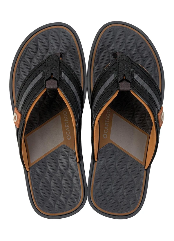 Cartago - Chinelo Cartago Lyon Iii Preto 2