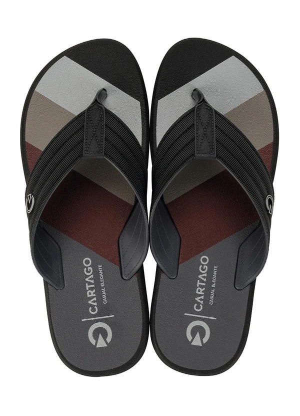 Cartago - Chinelo Cartago Montreal Preto 2