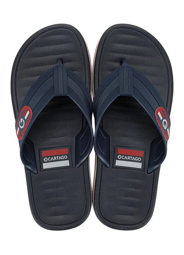 Cartago - Chinelo Cartago Paris Azul 2