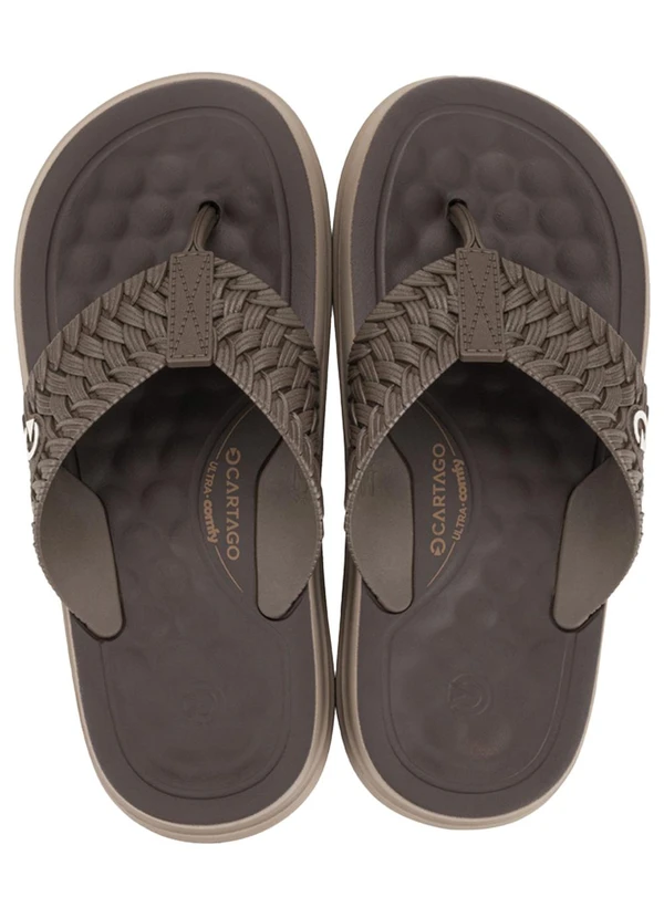 Cartago - Chinelo Cartago Satiago Marrom 2