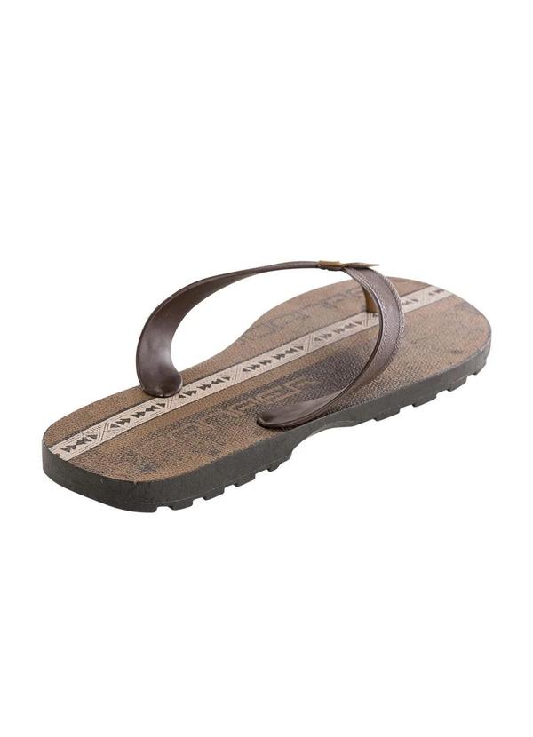 Outlet - Chinelo Marrom Masculino 2