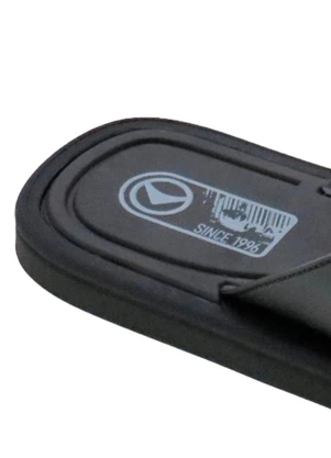 Perfecta - Chinelo Masculino Preto com Cabedal Vazado - PERFECTA