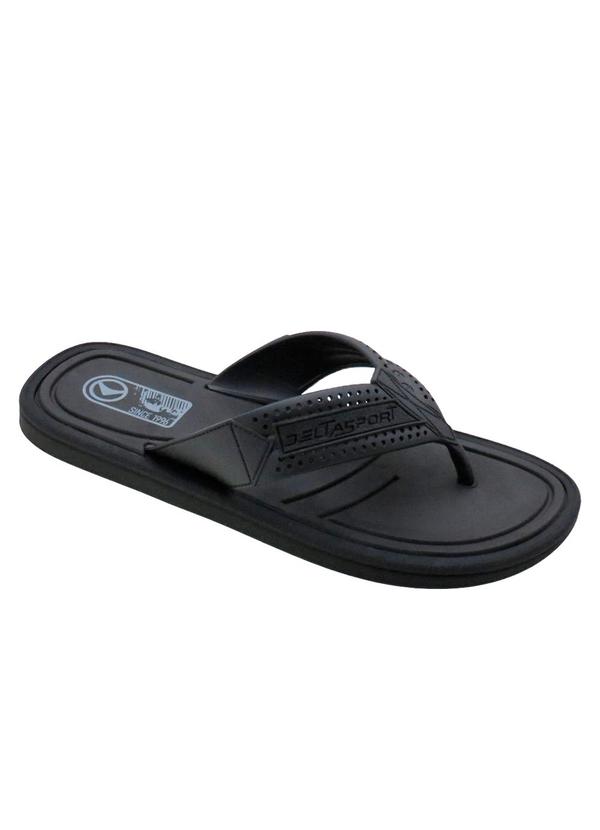 Chinelo Masculino (Preto) com Cabedal Vazado