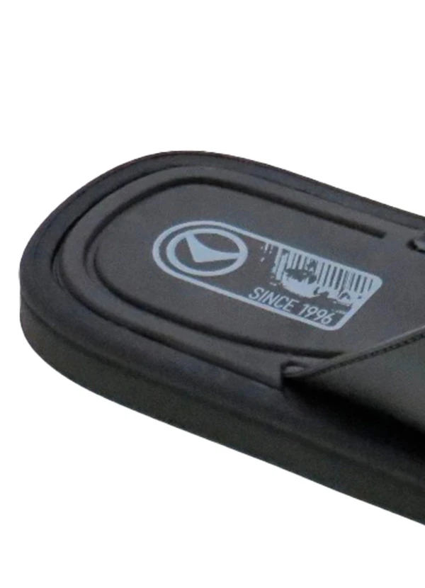 Perfecta - Chinelo Masculino Preto com Cabedal Vazado 2