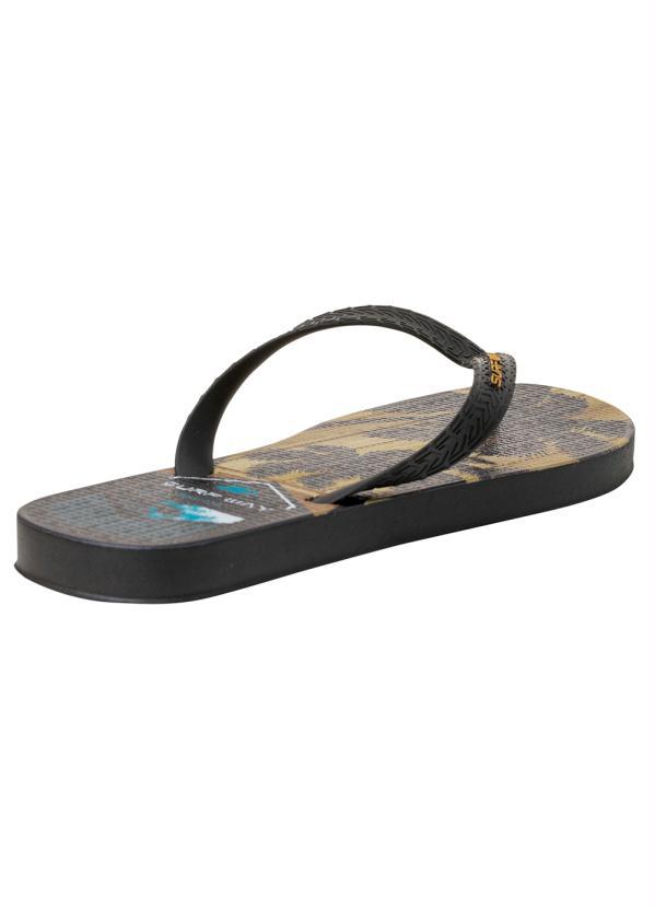 Perfecta - Chinelo Masculino Preto com Carteira de Brinde 2