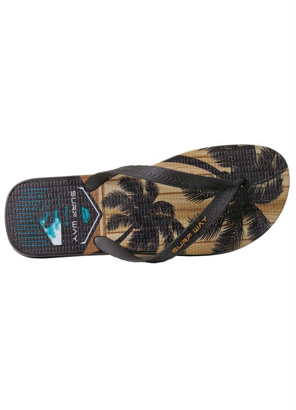 Perfecta - Chinelo Masculino Preto com Carteira de Brinde 4