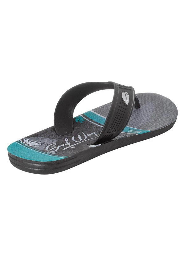Perfecta - Chinelo Masculino Preto em Pvc 2