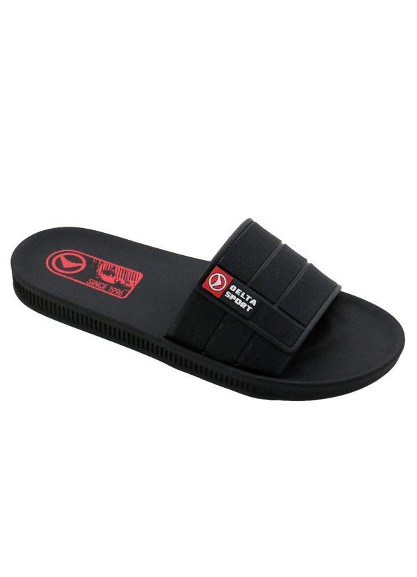 Chinelo Masculino Slide (Preto) com Sola Flexvel