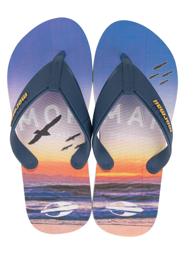 Mormaii - Chinelo Mormaii Tropical Graphics Azul 2