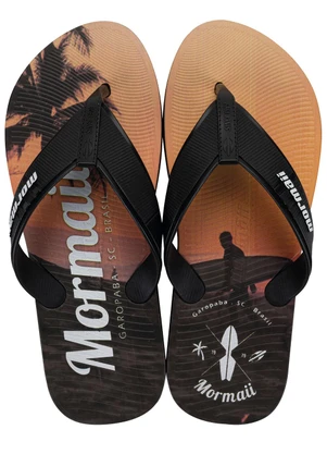 Chinelo Mormaii Tropical Graphics (Preto) - MORMAII