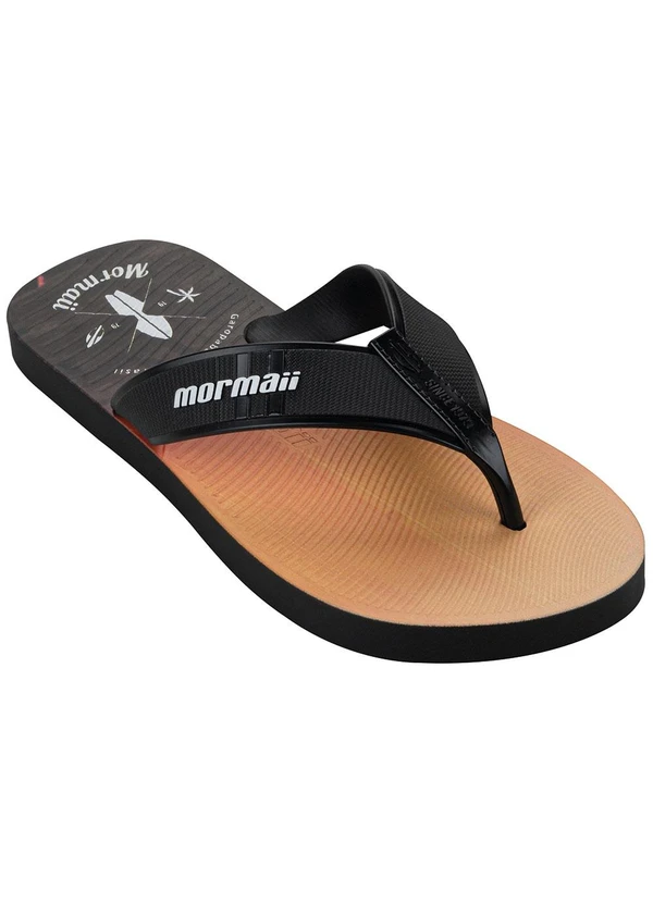 Mormaii - Chinelo Mormaii Tropical Graphics Preto